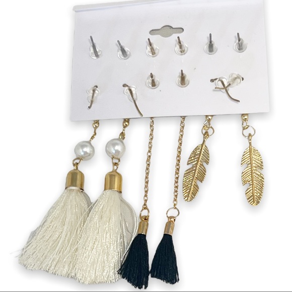 6 Pair of Fashion Earrings - Picture 8 of 8